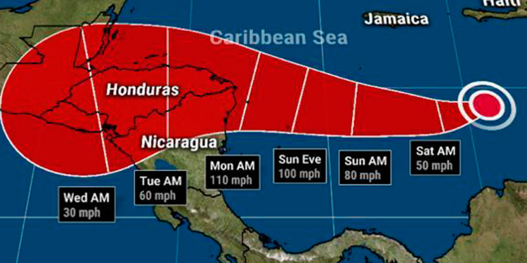 Depresi N Tropical No Se Convierte En La Tormenta Tropical Iota