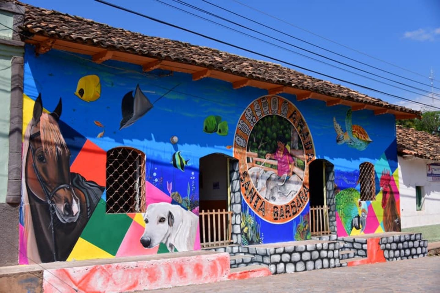 La Arada Santa B Rbara Cuenta Con Murales Pintados De Casa En Casa