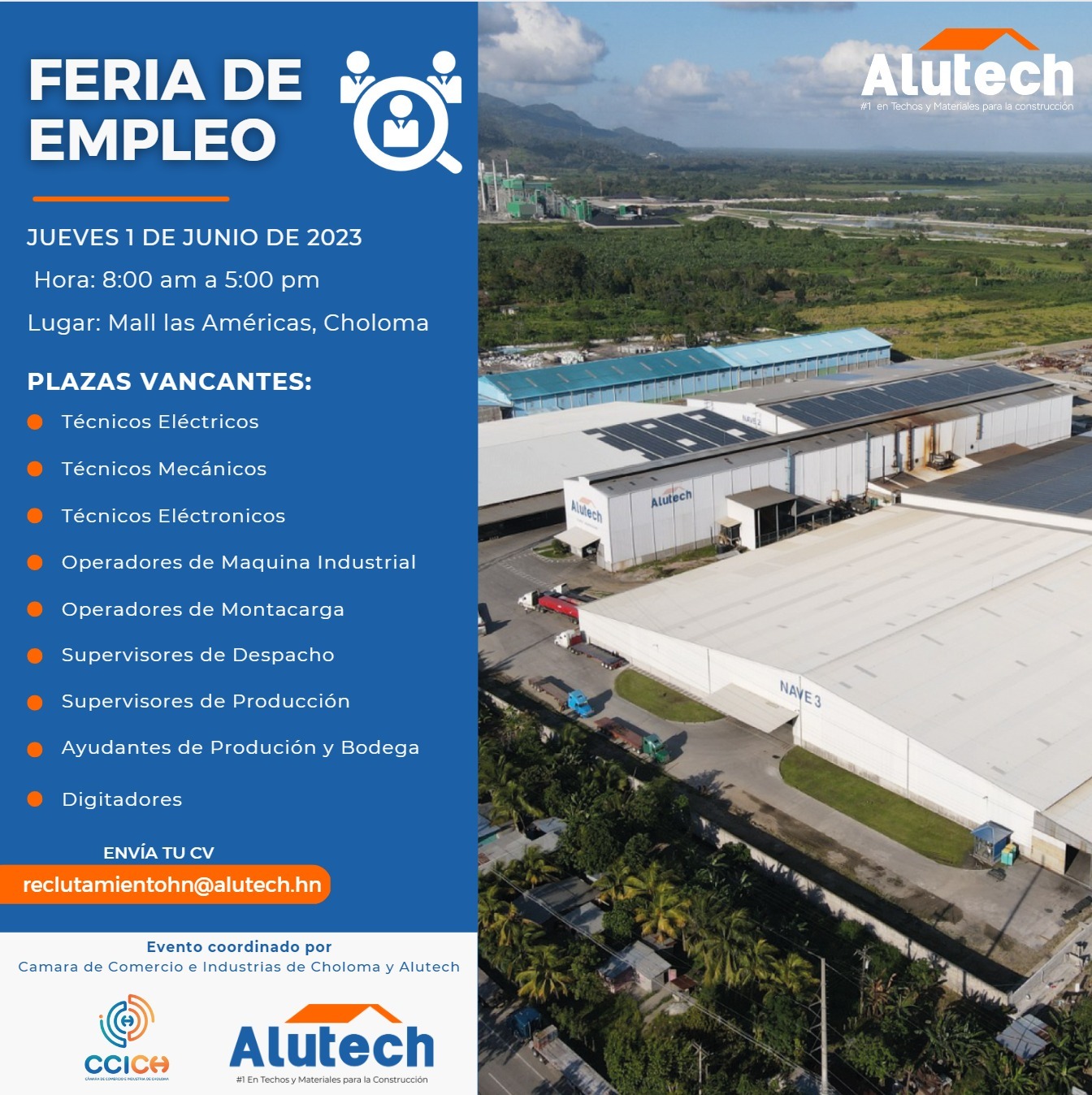 Alutech Realiza Feria De Empleo En Choloma Este Jueves 1 De Junio STN