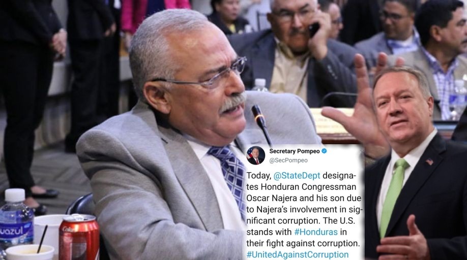 Para EE.UU. Óscar Nájera es corrupto; «me tiene sin cuidado», responde