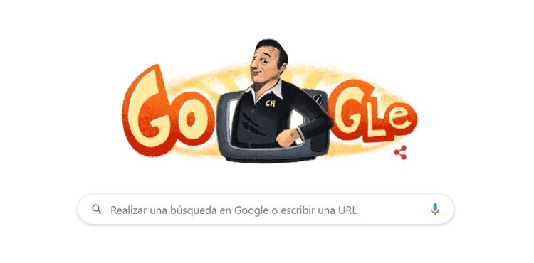 Google celebra con un doodle el aniversario del nacimiento de Roberto Gómez Bolaños