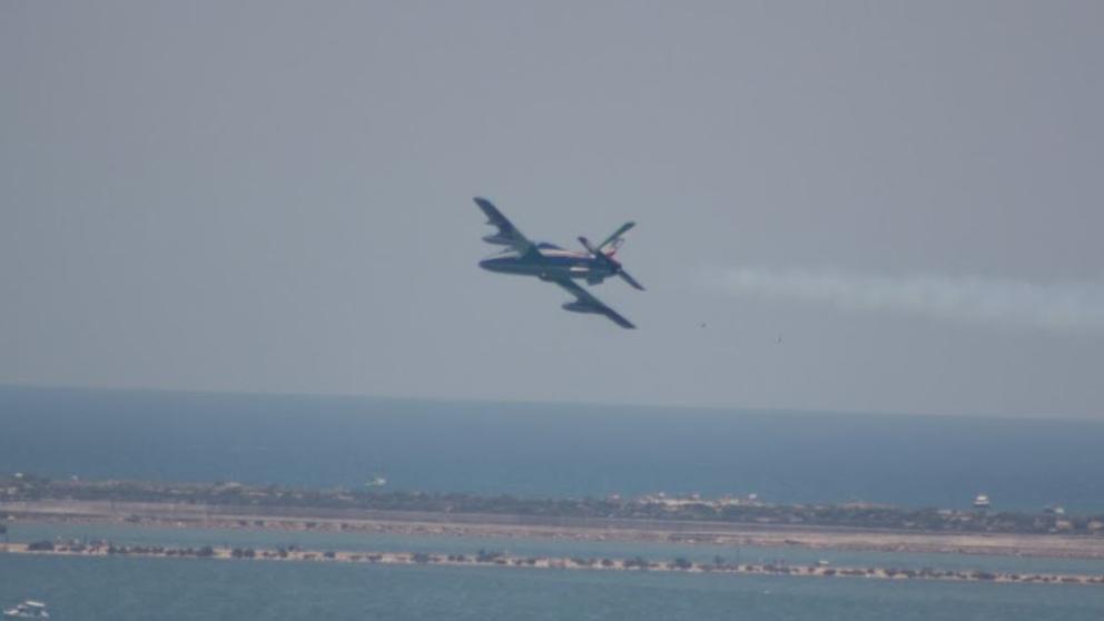 Un avión del Ejército del Aire de España se estrella frente a la costa de Murcia