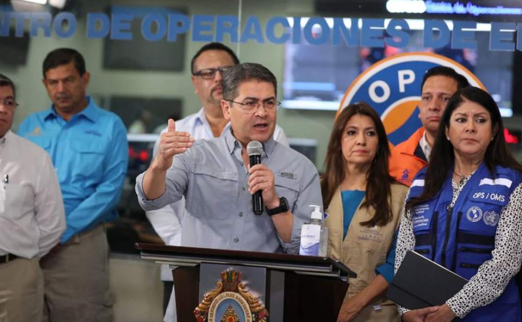 Presidente Hernández anuncia arranque de Operación Honduras Solidaria para entrega de alimentos