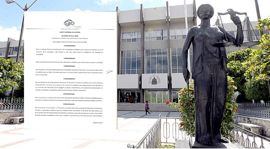 ¡Por emergencia nacional! Poder Judicial suspende labores  hasta el próximo 22 de marzo