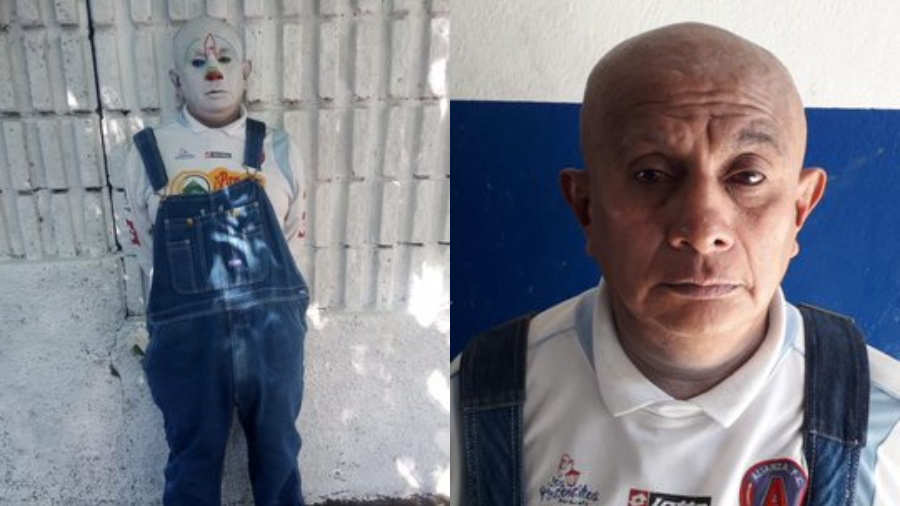 Payaso es capturado por cobrar extorsión en el mercado municipal de San Salvador