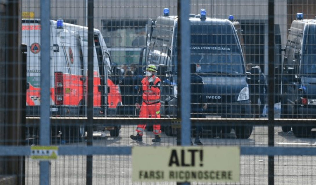 Mueren seis presos en medio de revueltas en cárceles italianas por coronavirus