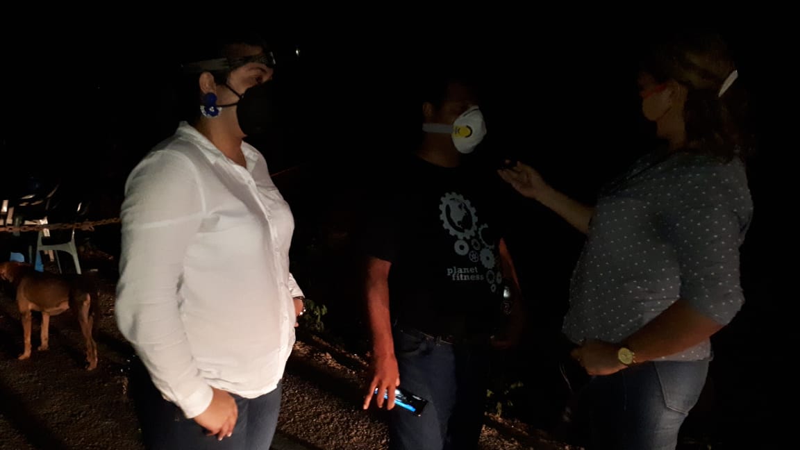 Pobladores El Corpus se organizan para regular la entrada y salida de vehículos