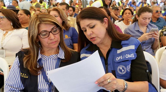 Ministra de Salud y representante de OPS  serán aisladas por sospechas de covid-19.