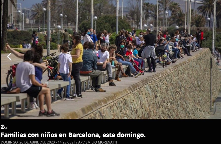 CORONAVIRUS: Los niños volvieron a salir a la calle en España
