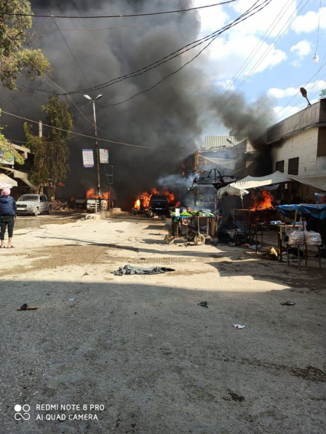 Atentado con camión-bomba en la ciudad siria de Afrín deja al menos 40 muertos y numerosos heridos Atentado con camión-bomba en la ciudad siria de Afrín deja al menos 40 muertos y numerosos heridos