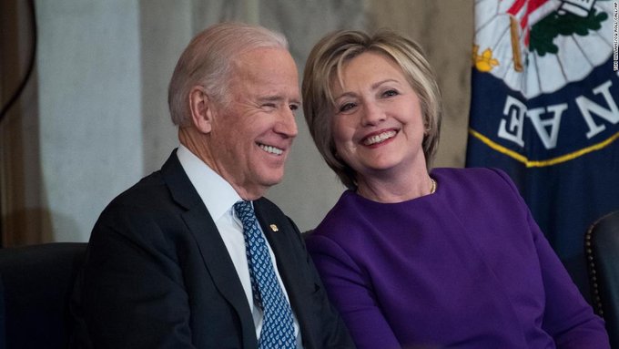 Hillary Clinton respalda a Joe Biden en la candidatura demócrata