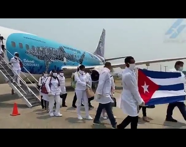Brigada médica cubana llega a Honduras para reforzar lucha contra la covid-19 Brigada médica cubana llega a Honduras para reforzar lucha contra la covid-19
