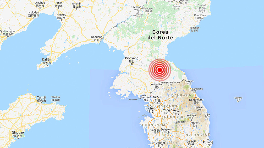 Se registra un sismo de magnitud 4,0 en Corea del Norte, cerca de la frontera con Corea del Sur