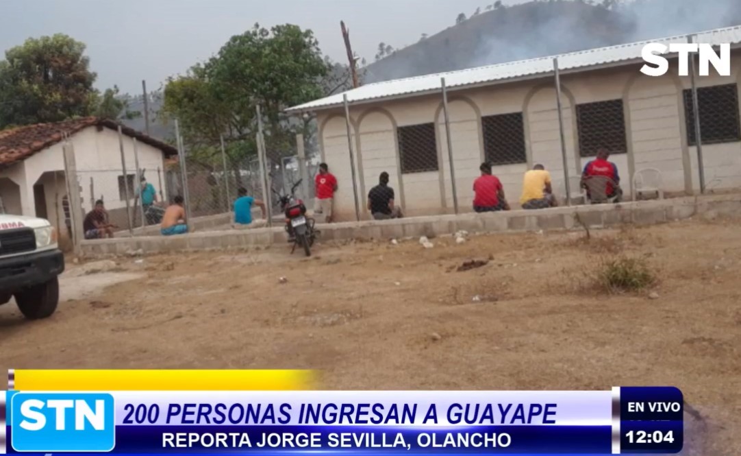 Unas 200 personas que pretendían ingresar a Guayape, Olancho irán a cuarentena Unas 200 personas que pretendían ingresar a Guayape, Olancho irán a cuarentena