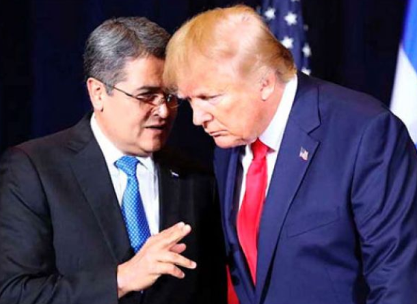 Presidente Hernández agradece a Trump por el apoyo de EEUU a Honduras Presidente Hernández agradece a Trump por el apoyo de EEUU a Honduras
