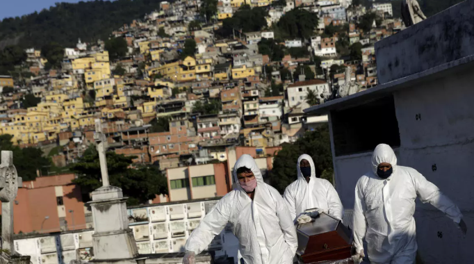 Brasil reportó 20.803 nuevos contagios y ya es el segundo país del mundo en casos confirmados Brasil reportó 20.803 nuevos contagios y ya es el segundo país del mundo en casos confirmados