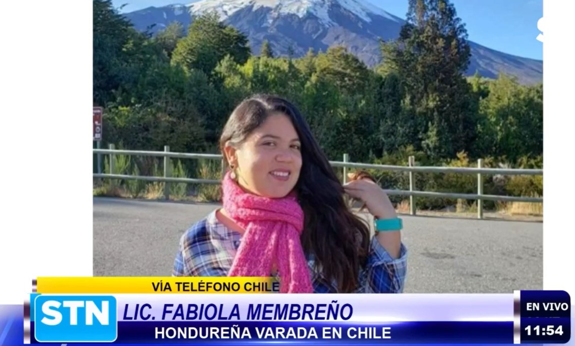 Periodista varada en Chile solicita a autoridades gestionar su regreso al país Periodista varada en Chile solicita a autoridades gestionar su regreso al país