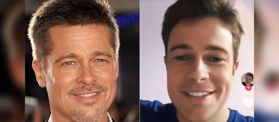 Joven latino causa furor en las redes por su gran parecido a Brad Pitt Joven latino causa furor en las redes por su gran parecido a Brad Pitt