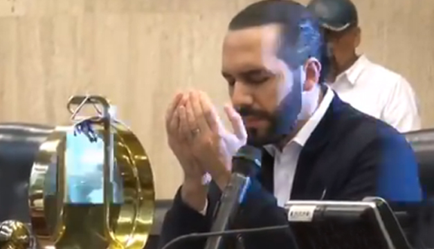 Bukele decreta el domingo  24 de mayo como “Día Nacional de Oración  ”