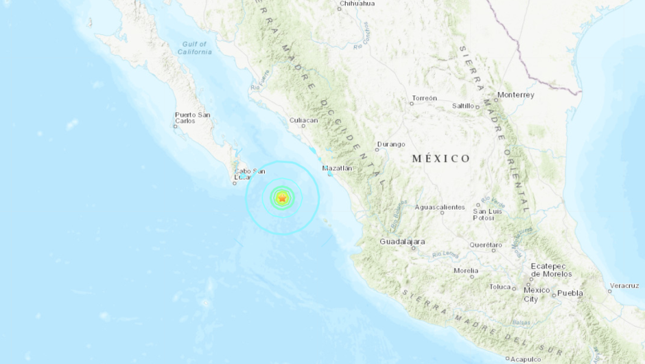 Un sismo de 6,1 se registra cerca de las costas de México