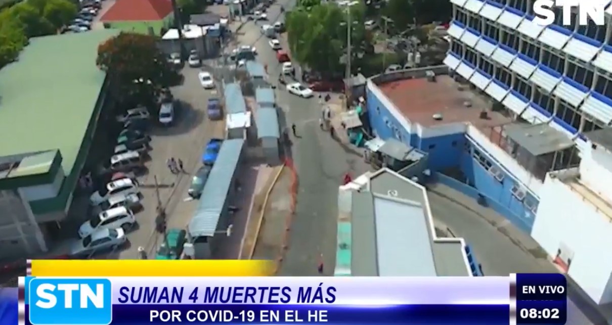 Reportan otros cuatro decesos por covid-19 en el Hospital Escuela