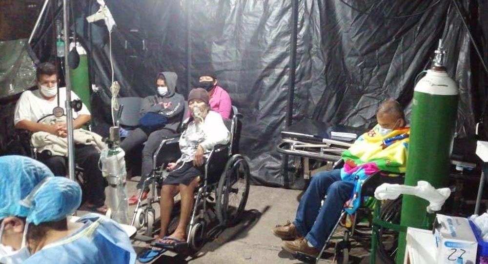 Confirman la muerte de dos pacientes con sospechas de covid-19 en la carpa del HE