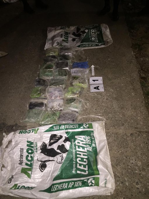 ATIC captura a dos hombres que ocultaban dinero en sacos de concentrado para ganado ATIC captura a dos hombres que ocultaban dinero en sacos de concentrado para ganado