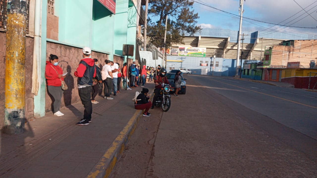 El ambiente en el centro de Salud Luis Alonso Suazo de Tegucigalpa