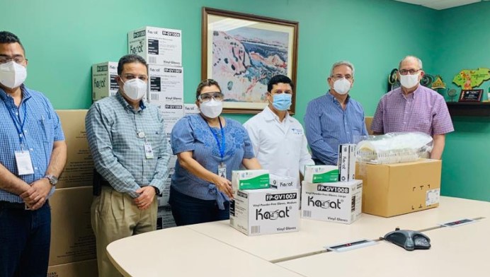 Entregan equipo de bioseguridad para el personal del Mario Catarino Rivas