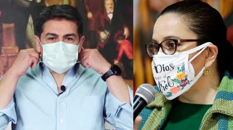 El presidente Hernández y su esposa, contagiados con Covid-19