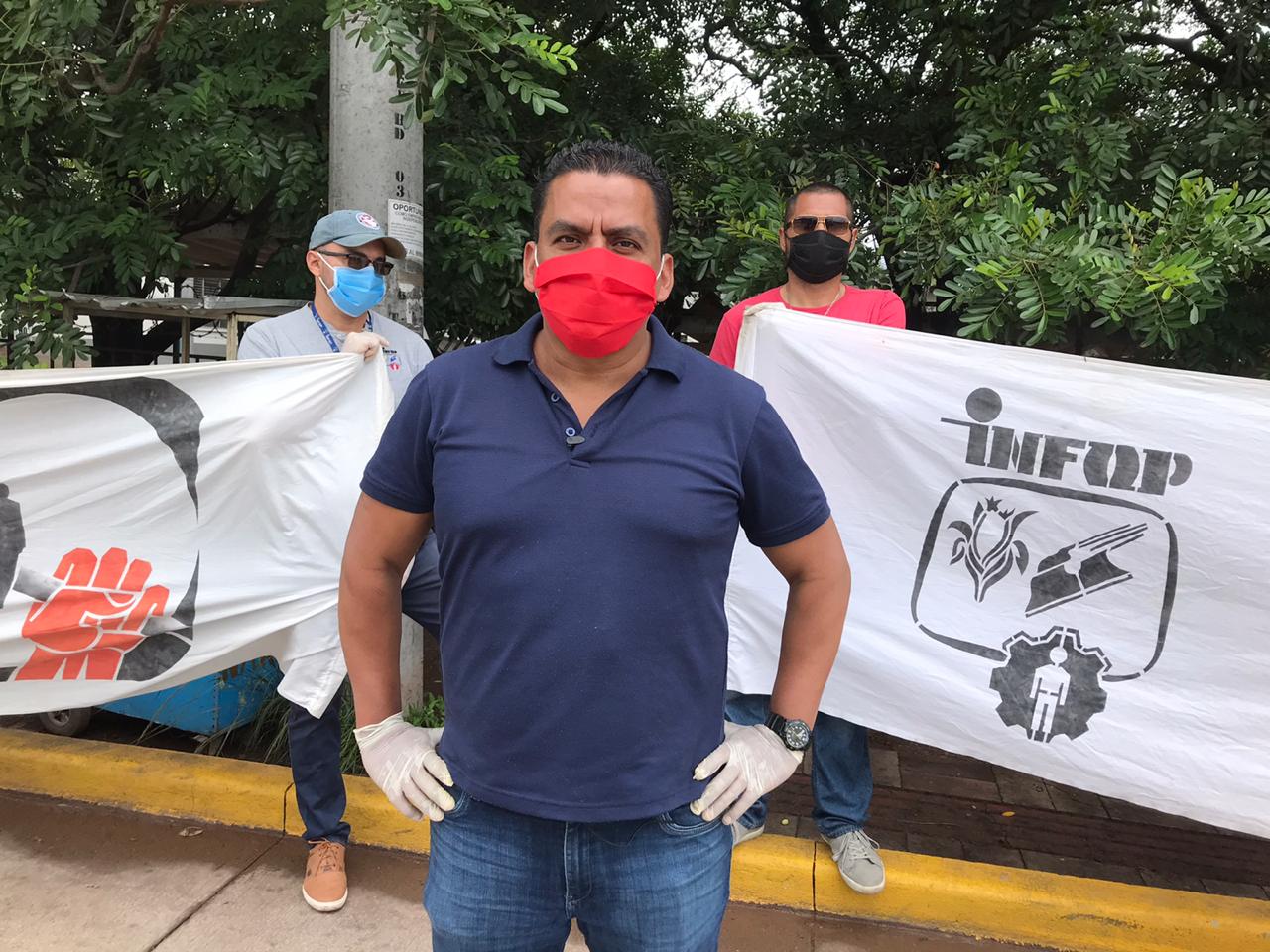 Protesta el Sitrainfop porque les quieren quitar el contrato colectivo