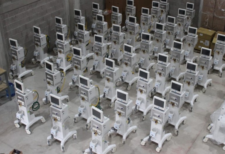 Salud autoriza distribución de 160 ventiladores mecánicos a diferentes hospitales del país