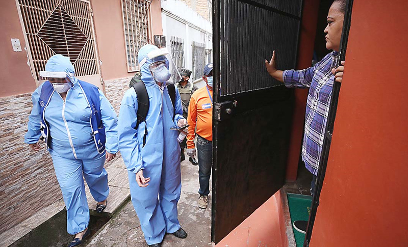 Brigadas médicas Covid llegan a 850 casas en la col. El  Hato de Enmedio