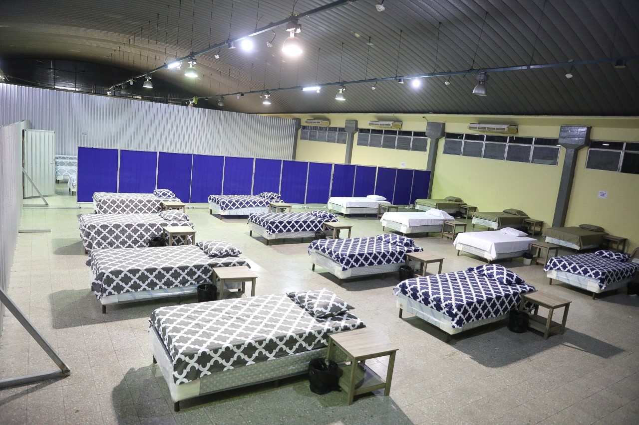 Gobierno abre nuevo centro de triaje para pacientes de covid-19 en el INFOP