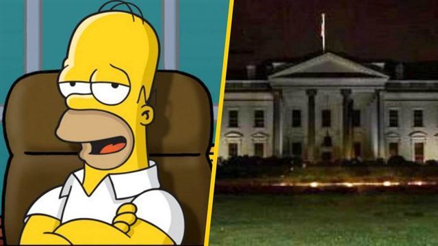 ¿Los Simpson predijeron el apagón en la Casa Blanca?