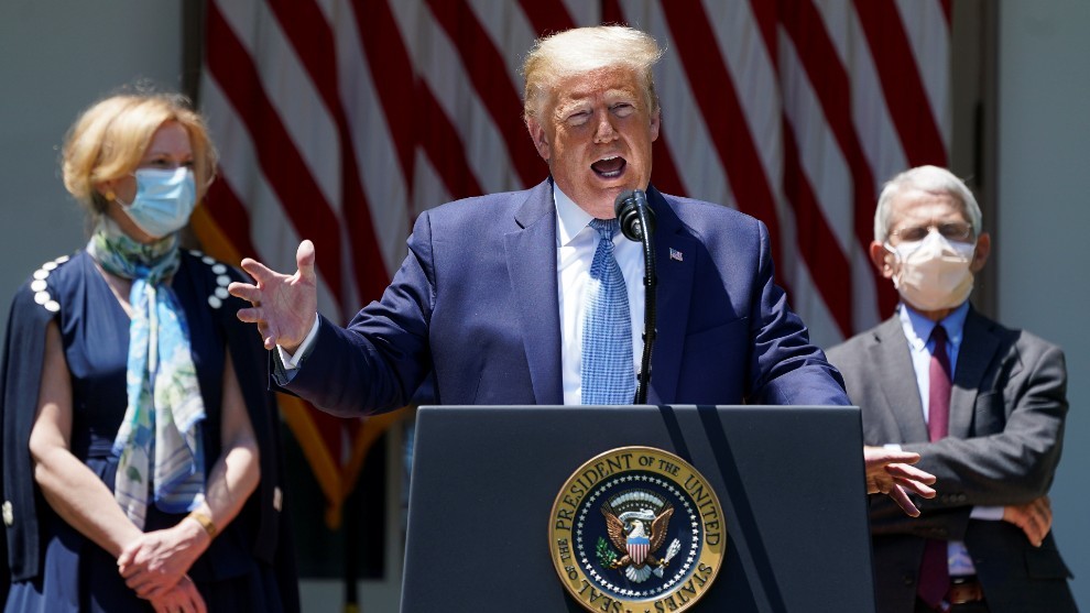 Donald Trump: Entregaremos una vacuna en un tiempo récor