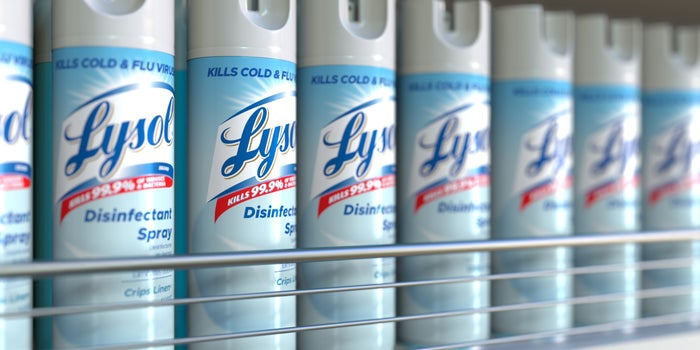 Según estudio: Lysol mata el Coronavirus en superficies Según estudio: Lysol mata el Coronavirus en superficies