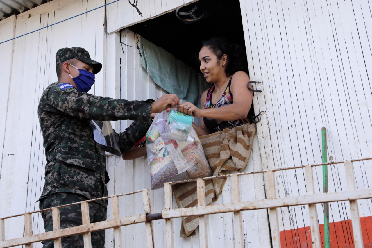 Continúa ayuda del Gobierno para enfrentar pandemia: Tercera fase de Honduras Solidaria inicia entrega de alimentos casa por casa a familias capitalinas