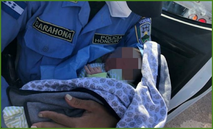 Rescatan a bebé abandonado en un basurero  de la colonia Las Brisas  en la capital