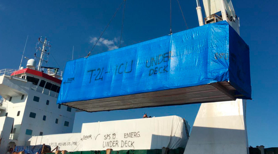 Aduanas pide explicación sobre las facturas duplicadas de los hospitales móviles