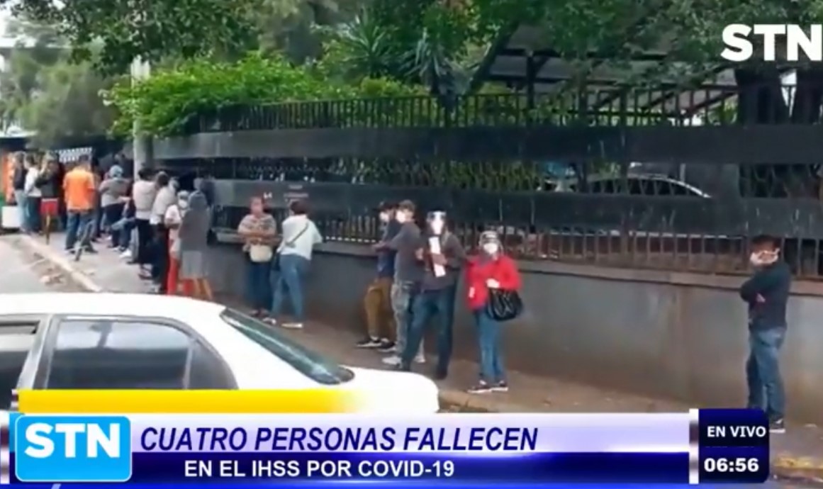 Cuatro personas mueren en el IHSS por causa del Covid-19