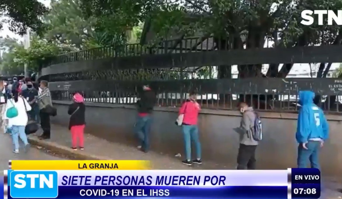 IHSS reporta la muerte de siete personas por Covid-19 IHSS reporta la muerte de siete personas por Covid-19