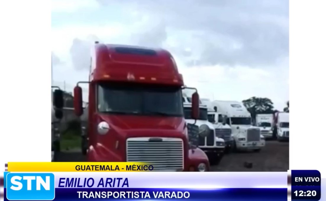 Transporte de carga pide a Guatemala les amplié el perdido de circulación   