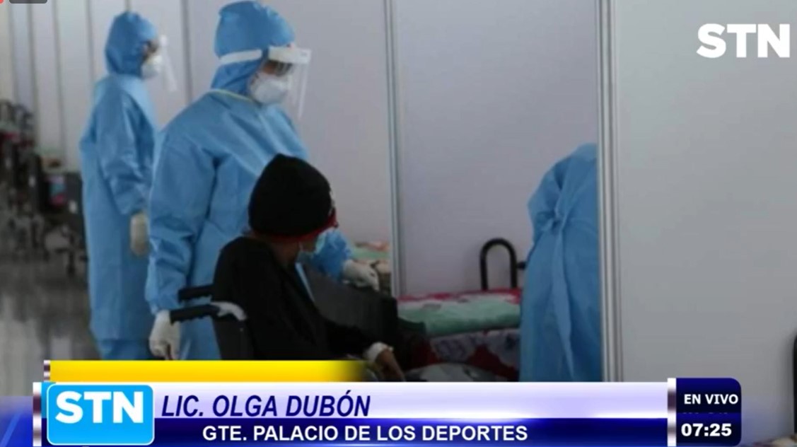 Se mantiene el número de  ingresos de pacientes covid-19 en el Polideportivo