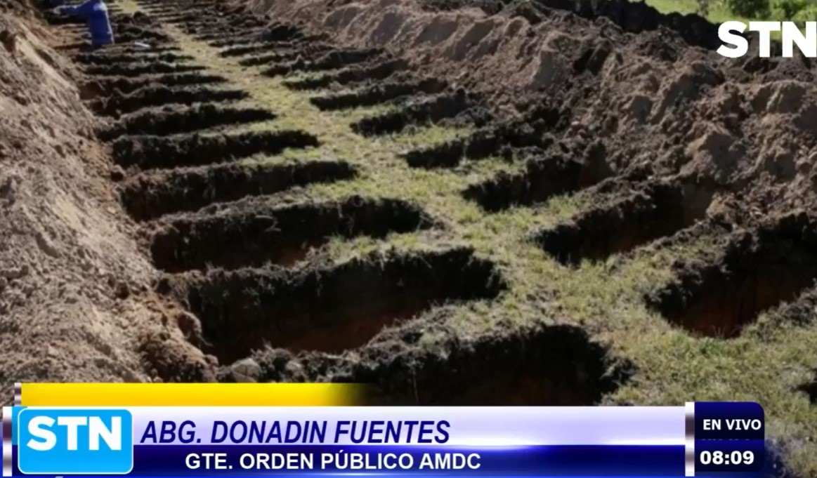 Solo en el mes de junio se inhumaron 111 cadáveres  por covid -19 en el cementerio municipal Jardines de los Ángeles 