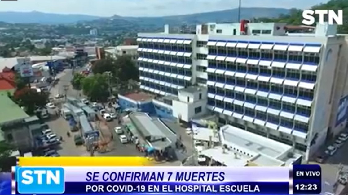 El Hospital Escuela reporta 7 decesos por covid-19. El Hospital Escuela reporta 7 decesos por covid-19.