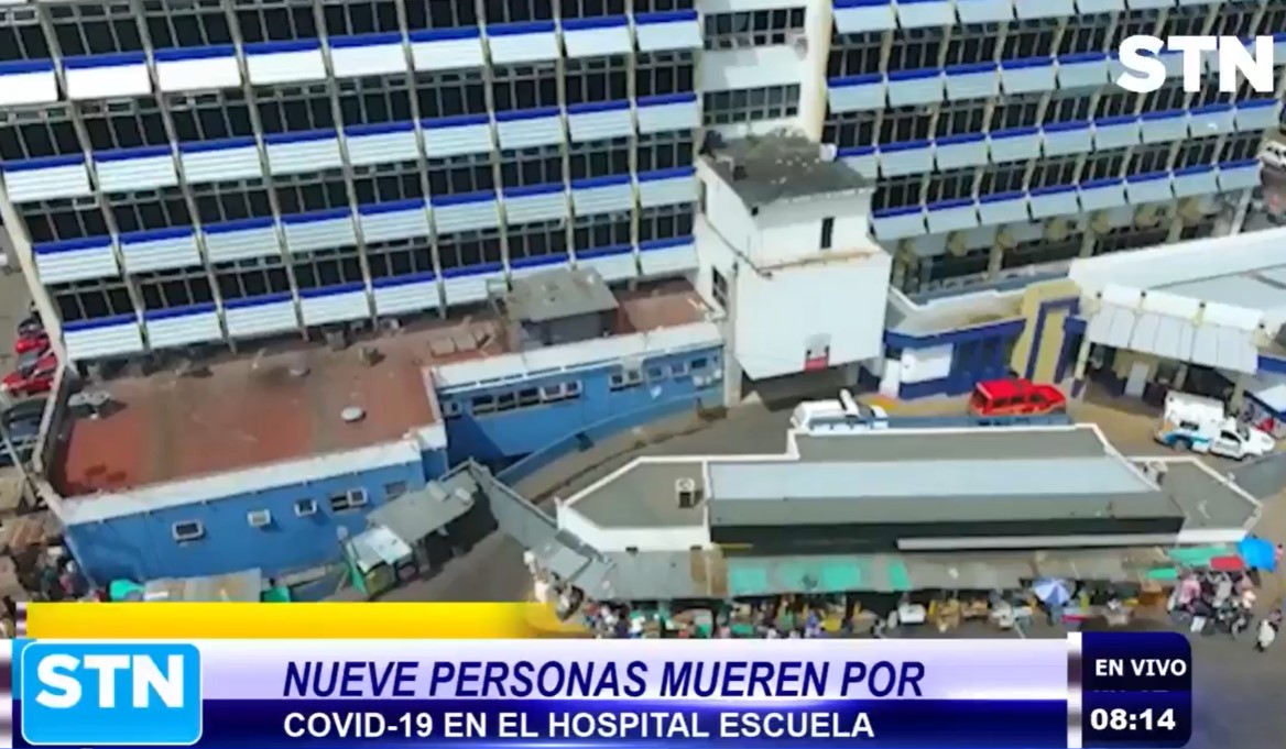 Hospital Escuela: Otras 9 personas mueren a causa del Covid-19 Hospital Escuela: Otras 9 personas mueren a causa del Covid-19