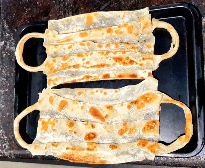 ¡India presenta La Mascarilla de Pan! y arrasa en las redes sociales con esta innovación ¡India presenta La Mascarilla de Pan! y arrasa en las redes sociales con esta innovación