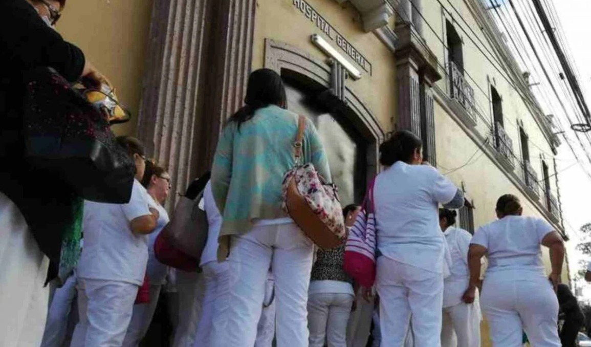 ¡Por falta de pago! empleados del Hospital San Felipe se van a paro