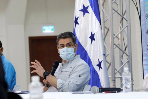 Presidente Hernández inspecciona el triaje de Gracias, Lempira